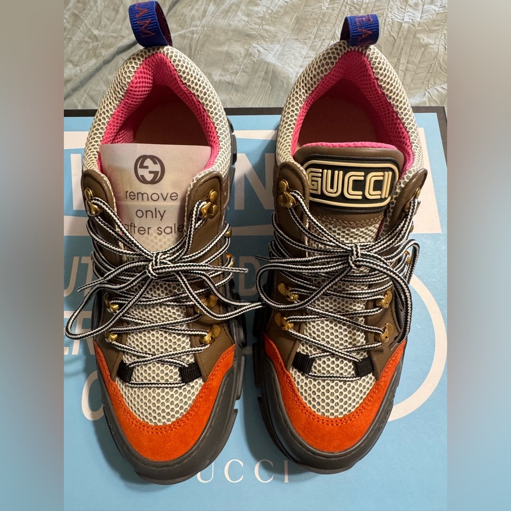 Authentic NEW Gucci Flashtrek trainers w/ box